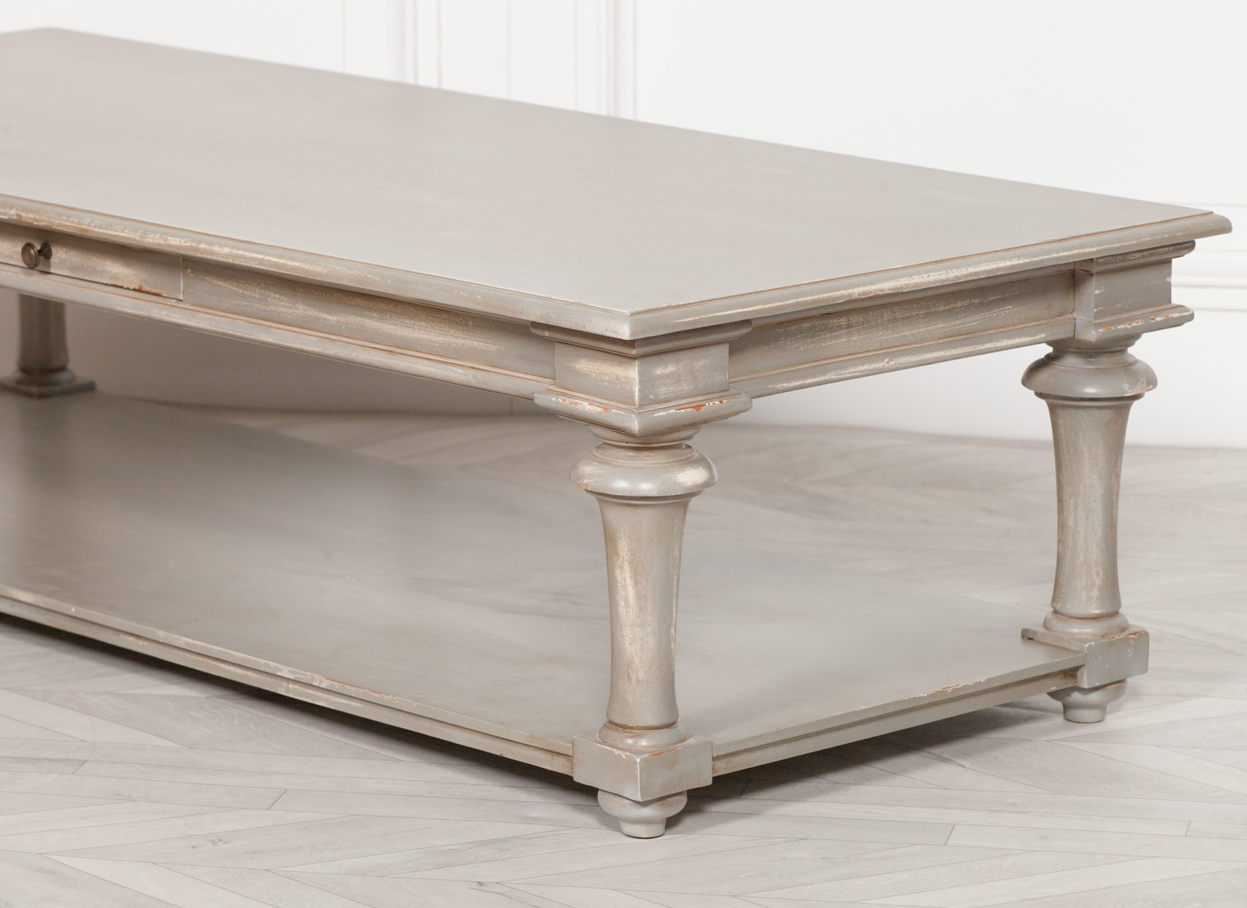 Distressed 170cm Coffee Table - Maison Reproductions